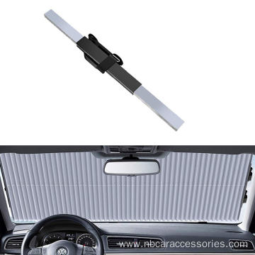 Universal adjustable retractable customized car sun visor